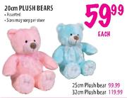 Plush Bears-20cm Each