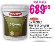 Plascon Micatex White Or Colours-20Ltr