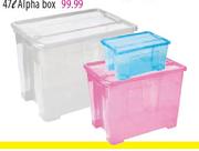 Alpha Box-13Ltr Each