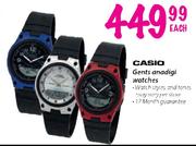 Casio Gents Anadigi Watches-Each