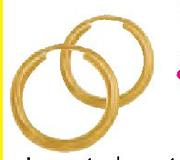 9ct Gold And Silver Large Single Earring-Each