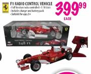 F1 Radio Control Vehicle Each