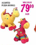 Assorted Plush Animals Each