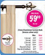 25mm Aluminium Curtain Rod-2.5m