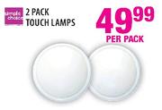 Simple Choice Touch Lamps-2 Pack