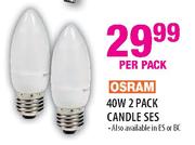 Osram 40W Candle Sets-2 Pack 