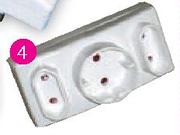 Simple Choice 3 Way 2x6A Adapter + Shuka