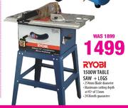 Ryobi 1500W Table Saw + Legs