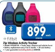 Fitbit Zip Wireless Activity Tracker(FLTFB301M)-Each