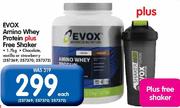 Evox Amino Whey Protein(1.7kg) + Free Shaker-Each
