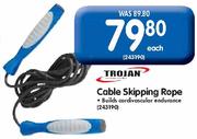Trojan Cable Skipping Rope-Each