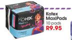 Kotex Maxi Pads-10 Pads