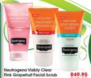 Neutrogena Visibly Clear Pink Grape Fruit Facial Scrub