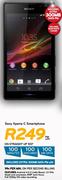 Sony Xperia C Smartphone-On Straight Up 100