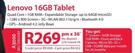 Lenovo 16GB Tablet-On A3000 Plan