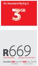 Vodafone K5008-z LTE USB Modem-On Standard My Gig 3