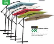 Terrace Leisure 3m Santiago Cantilever Umbrella