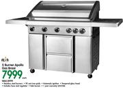 Alva 5 Burner Apollo Gas Braai