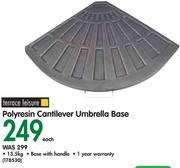 Terrace Leisure Polyresin Cantilever Umbrella Base