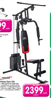 Trojan power best sale gym 150 exercises
