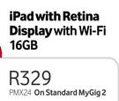 iPad With Retina Display With Wi-Fi 16GB-On Standard MyGig 2