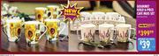 Gourmet Gold 6-Piece Cafe Mug Set