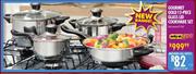 Gourmet Gold 12-Piece Glass Lid Cookware Set