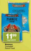 Brennco Cockatiel Parrot Food-1Kg