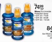 Nivea Sun Invisible Protection Spray SPF 50-200ml Each