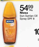 Nivea Sun Suntan Oil Spray SPF 8-150g Each