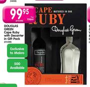 Douglas Green Cape Ruby With Decanter In Gift Pack - 1 x 750ml