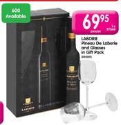 Laborie Pineau De Laborie And Glasses In Gift Pack - 1 x 375ml