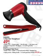 Carmen Compact Hair Dryer-Each
