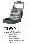 25pc Drill Bit Set