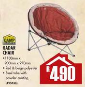 Camp Master Radar Chair