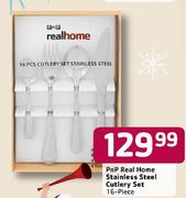 PnP Real Home Stainless Steel Cutlery Set-16 Piece