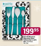 Eetrite Newport Stainless Steel Cutlery Set In Gift Box-16 Piece