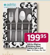 Eetrite Slimline Stainless Steel Cutlery Set In Gift Box-16 Piece
