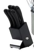 Home Elegance 7 Piece Steak Knife and Block Set