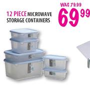 12 Piece Microwave Storage Containers