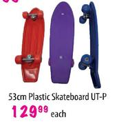 Plastic Skateboard UT-P-53cm Each