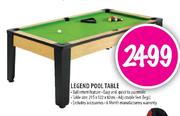 Legend Pool Table