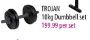 Trojan 10Kg Dumbbell-Per Set