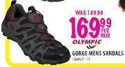 Olympic Gorge Mens Sandals-Per Pair