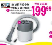 12V Wet & Dry Vacuum Cleaner