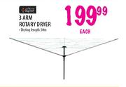 Always Home 3 Arm Rotary Dryer-Each
