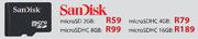 SanDisk microSDHC-4GB