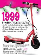 E100 Electric Red Scooter