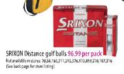 Srixon Distance Golf Balls - Per Pack