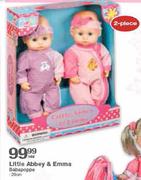 Little Abbey & Emma Babapoppe-Per Set